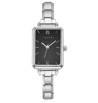 Como Watch Silver – Black Dial Edition