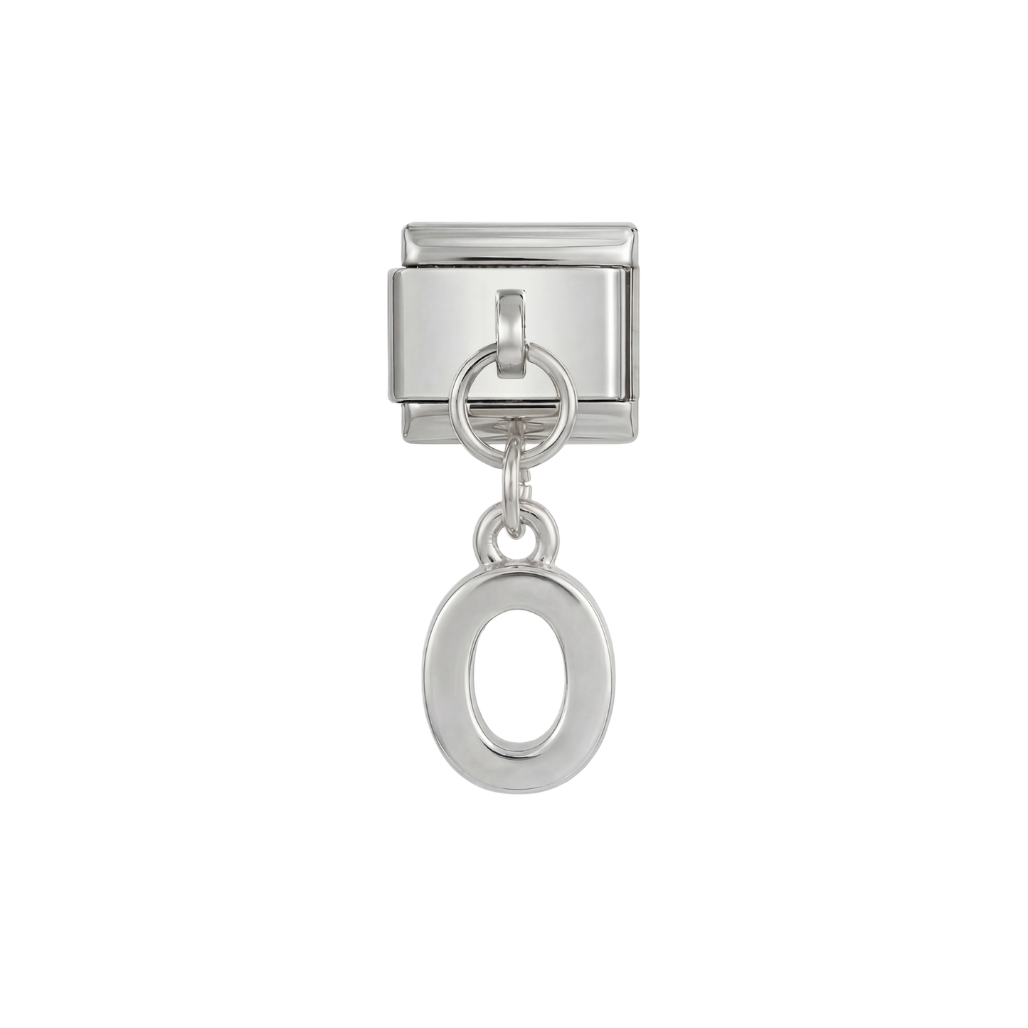 Number 0, Hanging, on Silver