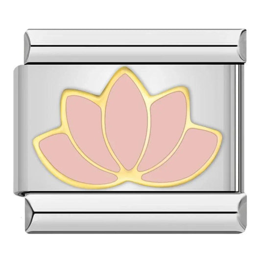 Pink Petals, Gold - Charms Official