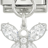 Schmetterlingsanhänger, Silber