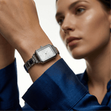 Como Watch Silver – White Dial Edition