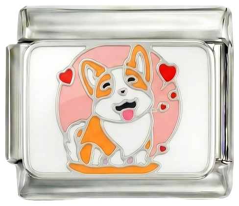 Corgi in Silber