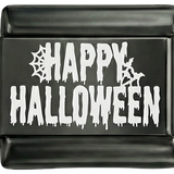 Happy Halloween White on Black Charm - Happy-Halloween-White-on-Black-Charm.png