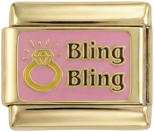 Pink Plate, Gold Ring, Bling Bling, on Gold - Pink-Plate-Gold-Ring-Bling-Bling-on-Gold.png
