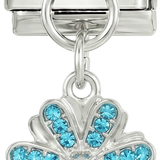 Turquoise Flower with Stones